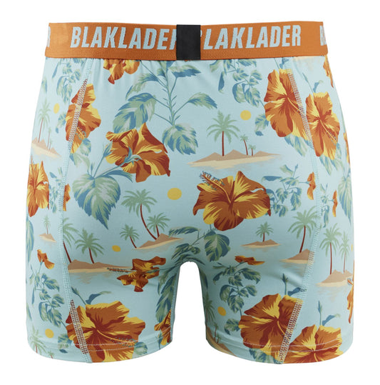 Blaklader Overige Ondergoed Boxershorts 2-pack 18861079 HiVis lichtblauw-blauwgroen(8149)