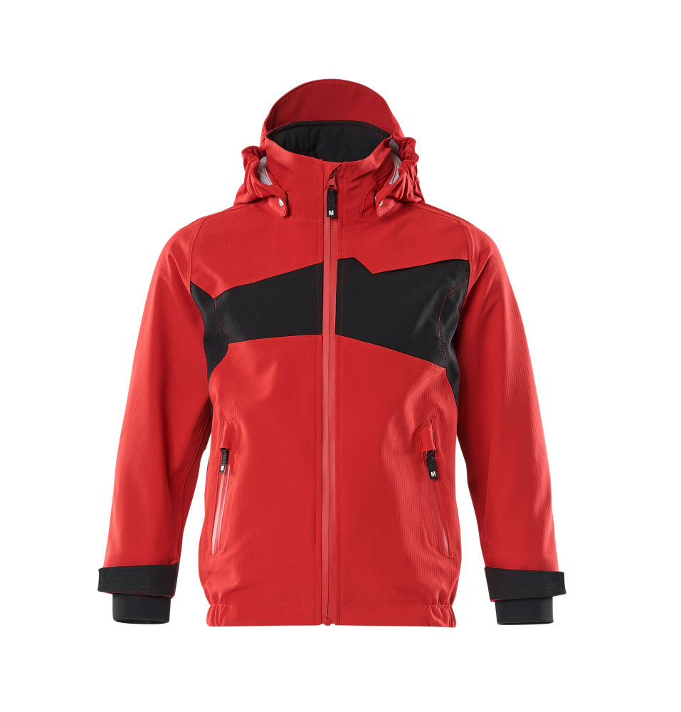 Mascot Accelerate Shelljack voor kinderen 18901-249 signaalrood-zwart(20209)
