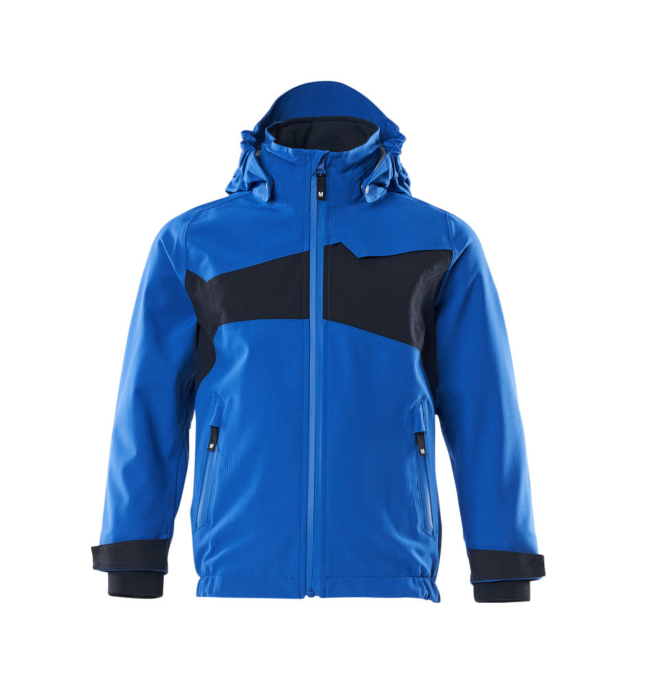 Mascot Accelerate Shelljack voor kinderen 18901-249 helder blauw-donker marineblauw(91010)