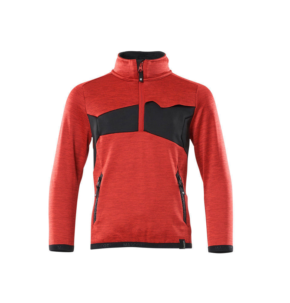 Mascot Accelerate Fleecetrui voor kinderen 18903-316 signaalrood-zwart(20209)