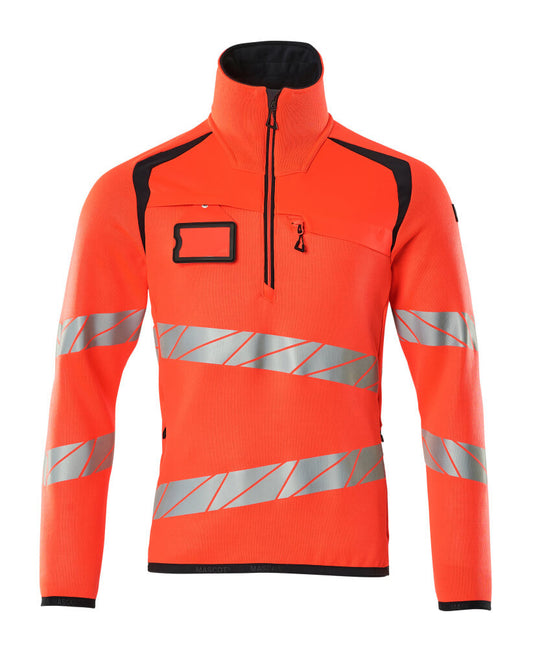 Mascot Accelerate Safe Polosweaters 19005-351 fluo rood-donkermarine(22210)