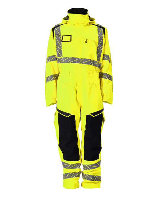 Mascot Accelerate Safe Winteroverall 19019-449 HiVis Climascot ademend winddicht waterdicht HiVis fluo geel-zwart(1709)