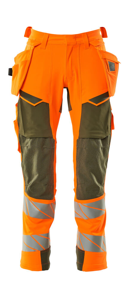 Mascot Accelerate Safe Broeken 19031-711 fluo oranje-mosgroen(1433)