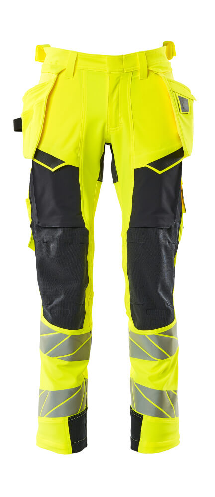 Mascot Accelerate Safe Broeken 19031-711 fluo geel-donker marineblauw(17010)