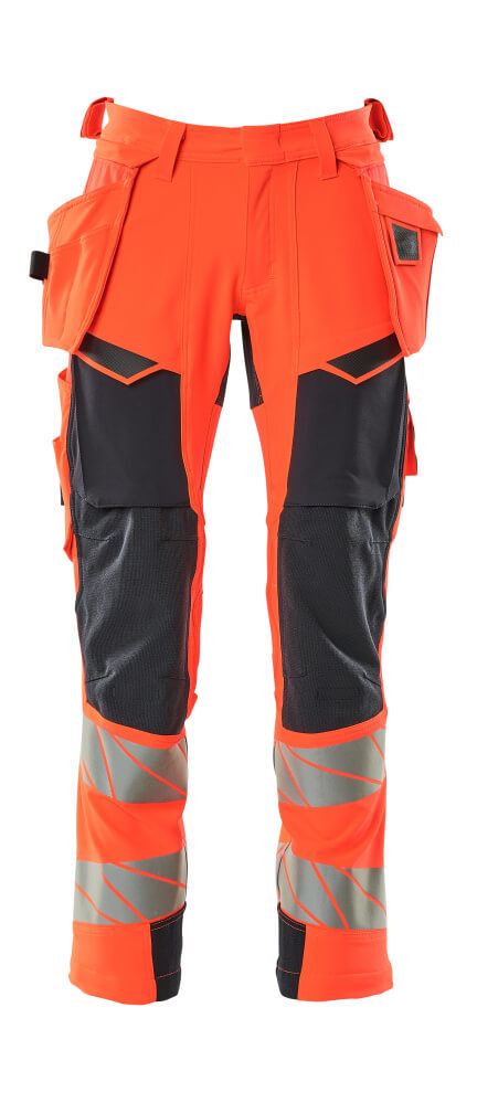 Mascot Accelerate Safe Broeken 19031-711 fluo rood-donkermarine(22210)