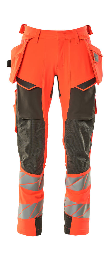 Mascot Accelerate Safe Broeken 19031-711 fluo rood-donker antracietgrijs(22218)