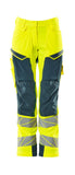 Mascot Accelerate Safe Broeken 19078-511 fluo geel-donkerpetrol(1744)
