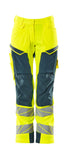 Mascot Accelerate Safe Broeken 19078-511 fluo geel-donkerpetrol(1744)