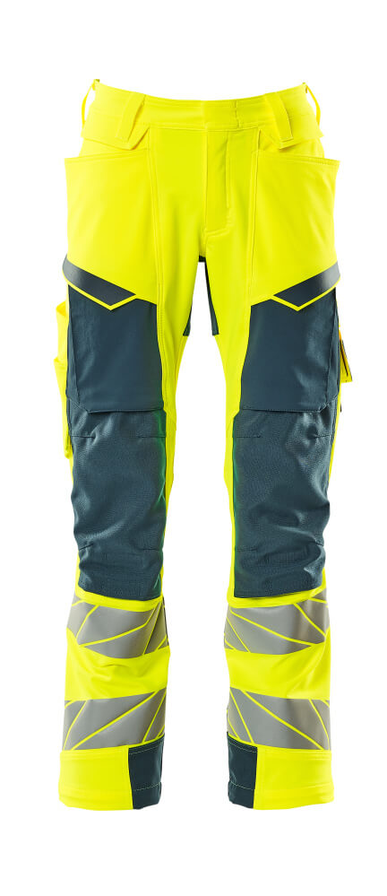 Mascot Accelerate Safe Broeken 19079-511 fluo geel-donkerpetrol(1744)