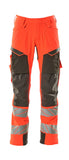 Mascot Accelerate Safe Broeken 19079-511 fluo rood-donker antracietgrijs(22218)