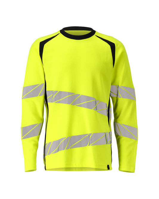 Mascot Accelerate Safe Shirts 19081-771 fluo geel-donker marineblauw(17010)