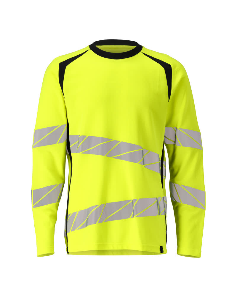 Mascot Accelerate Safe Shirts 19081-771 fluo geel-donker marineblauw(17010)