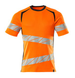 Mascot Accelerate Safe Shirts 19082-771 fluo oranje-donker marineblauw(14010)