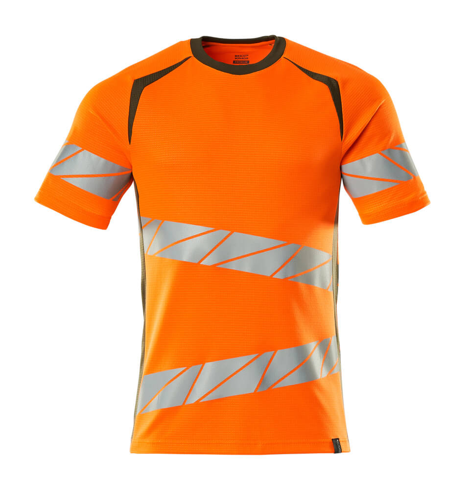 Mascot Accelerate Safe Shirts 19082-771 fluo oranje-mosgroen(1433)