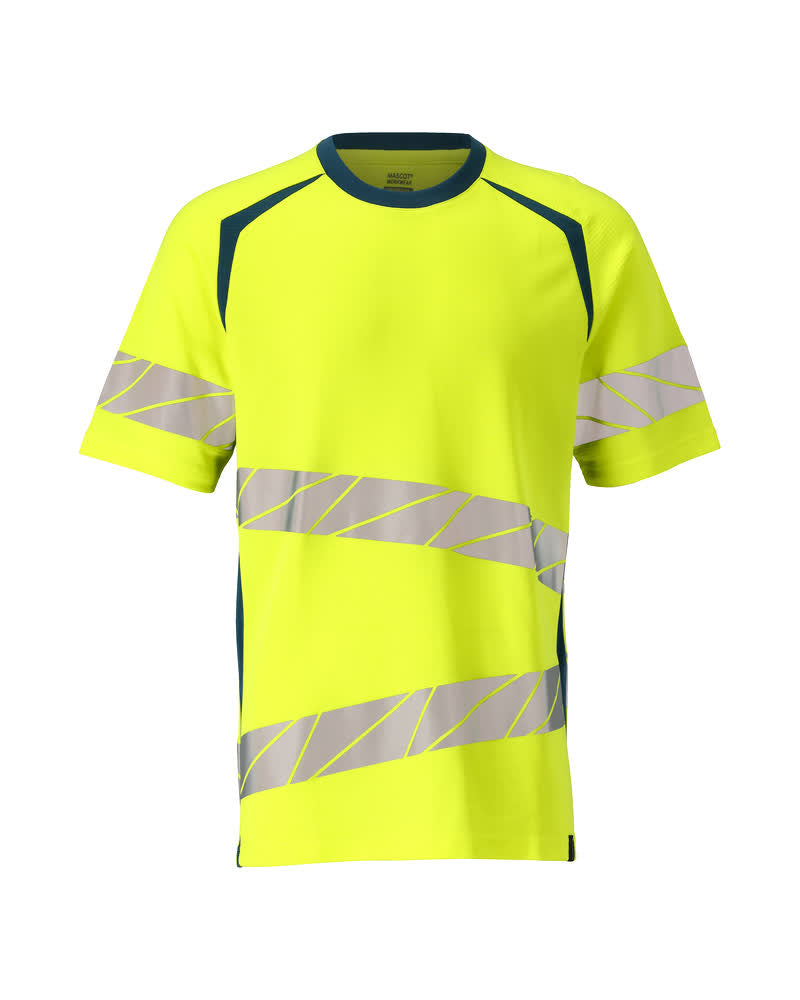 Mascot Accelerate Safe Shirts 19082-771 fluo geel-donkerpetrol(1744)