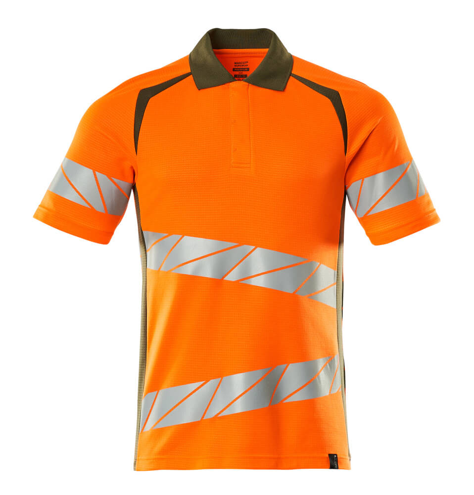 Mascot Accelerate Safe Shirts 19083-771 fluo oranje-mosgroen(1433)