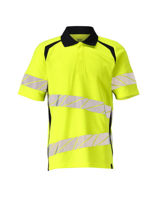 Mascot Accelerate Safe Shirts 19083-771 fluo geel-donker marineblauw(17010)