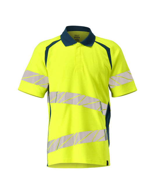 Mascot Accelerate Safe Shirts 19083-771 fluo geel-donkerpetrol(1744)