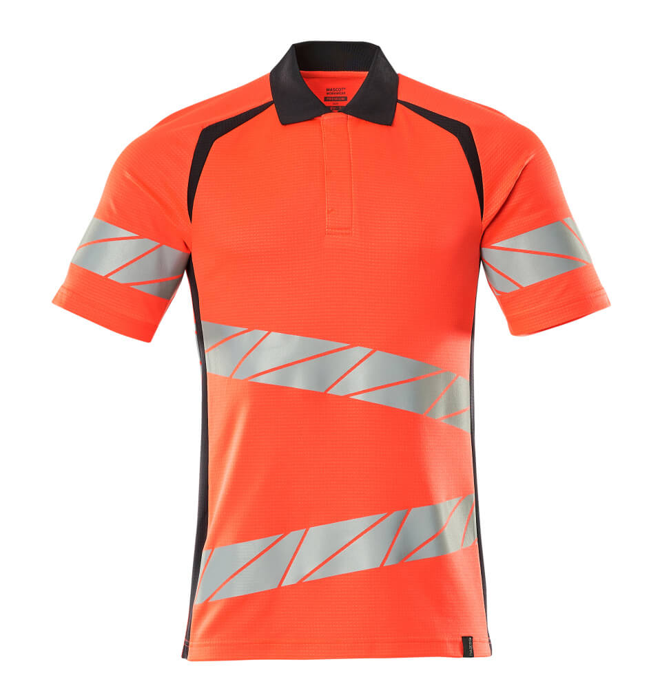 Mascot Accelerate Safe Shirts 19083-771 fluo rood-donkermarine(22210)