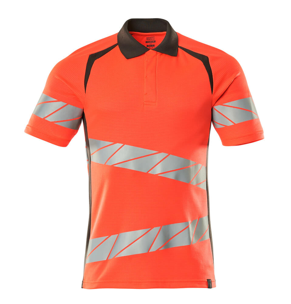 Mascot Accelerate Safe Shirts 19083-771 fluo rood-donker antracietgrijs(22218)