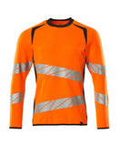 Mascot Accelerate Safe Polosweaters 19084-781 fluo oranje-donker marineblauw(14010)