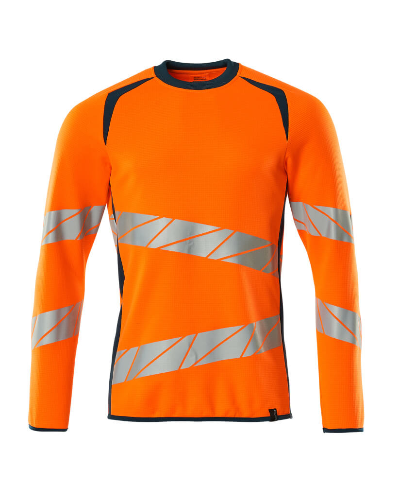 Mascot Accelerate Safe Polosweaters 19084-781 fluo oranje-donker petrolblauw(1444)
