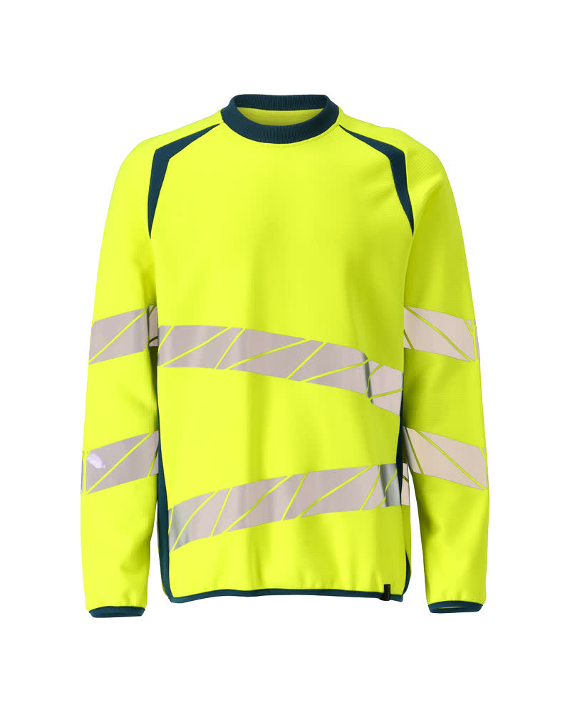 Mascot Accelerate Safe Sweaters 19084-781 fluo geel-donkerpetrol(1744)