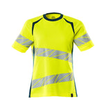 Mascot Accelerate Safe Shirts 19092-771 fluo geel-donkerpetrol(1744)