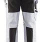 Blaklader Broeken 19101000 wit-zwart(1099)