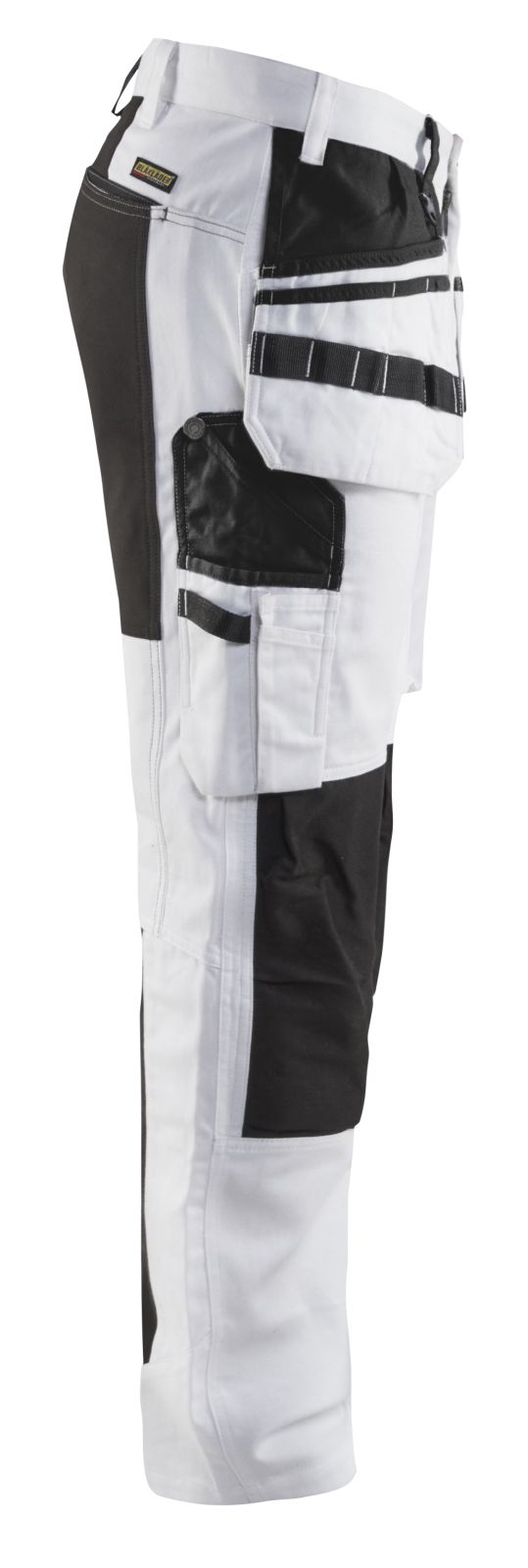 Blaklader Broeken 19101000 wit-zwart(1099)