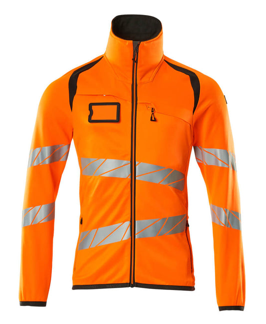 Mascot Accelerate Safe Fleecetrui 19103-315 met rits fluo oranje-donker antracietgrijs(1418)