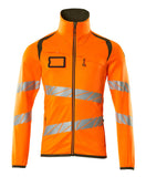 Mascot Accelerate Safe Fleecetrui 19103-315 met rits fluo oranje-mosgroen(1433)