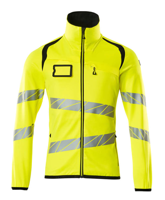 Mascot Accelerate Safe Fleecetrui 19103-315 met rits fluo geel-zwart(1709)