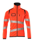 Mascot Accelerate Safe Fleecetrui 19103-315 met rits fluo rood-donkermarine(22210)