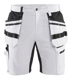 Blaklader shorts 19111000 wit-zwart(1099)