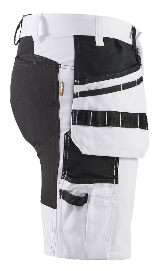 Blaklader shorts 19111000 wit-zwart(1099)