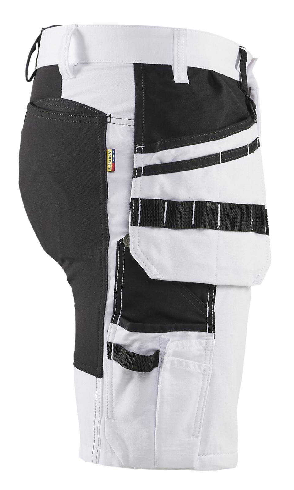 Blaklader shorts 19111000 wit-zwart(1099)