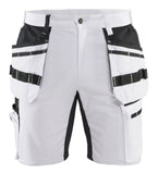 Blaklader shorts 19111000 wit-zwart(1099)