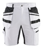 Blaklader shorts 19111000 wit-zwart(1099)