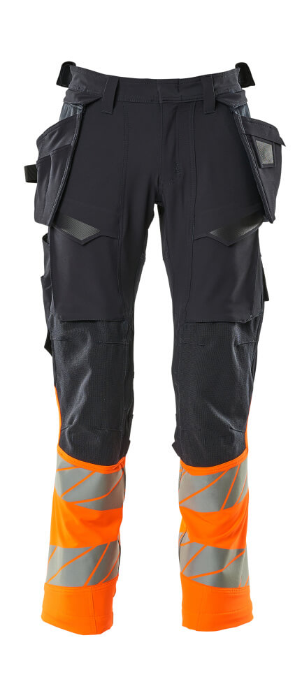 Mascot Accelerate Safe Broeken 19131-711 donker marineblauw-fluu oranje(01014)