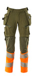 Mascot Accelerate Safe Broeken 19131-711 mosgroen-fluo oranje(3314)