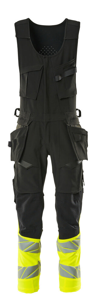 Mascot Accelerate Safe Bodybroeken 19169-711 zwart-fluo geel(0917)