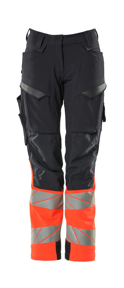 Mascot Accelerate Safe Broeken 19178-511 donker marineblauw-hi-vis rood(10222)