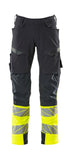Mascot Accelerate Safe Broeken 19179-511 donker marineblauw-fluo geel(01017)
