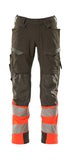 Mascot Accelerate Safe Broeken 19179-511 donker antracietgrijs-fluo rood(18222)