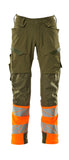 Mascot Accelerate Safe Broeken 19179-511 mosgroen-fluo oranje(3314)