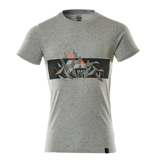 Mascot Accelerate Safe Shirts 19182-965 grijs gemeleerd-fluo rood(08222)