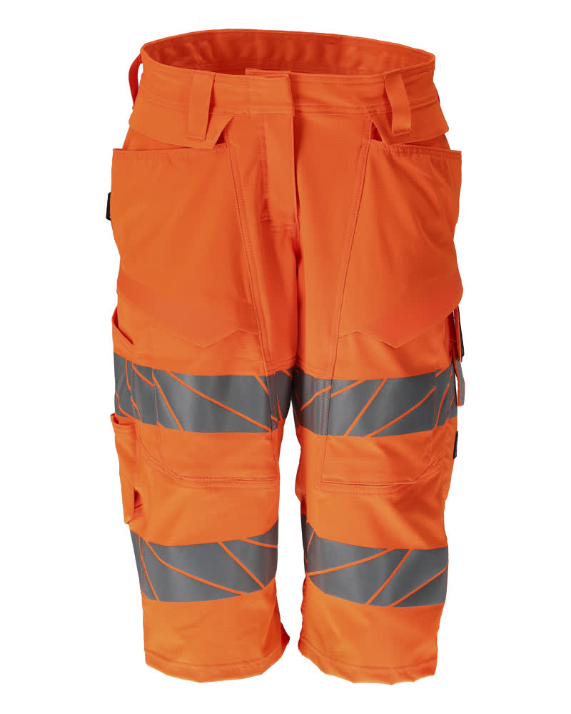 Mascot Accelerate Safe Lange Shorts 19248-510 HiVis stretch dames fluo oranje(14)