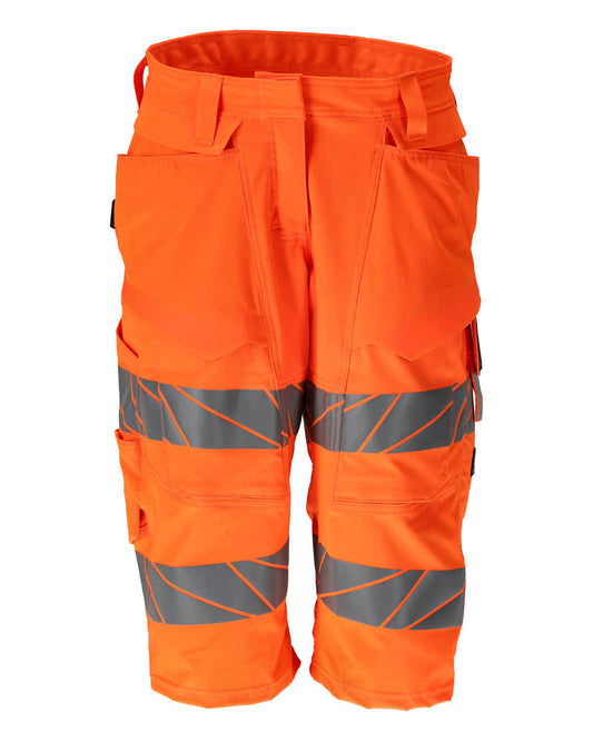 Mascot Accelerate Safe Lange Shorts 19248-510 HiVis stretch dames fluo oranje(14)