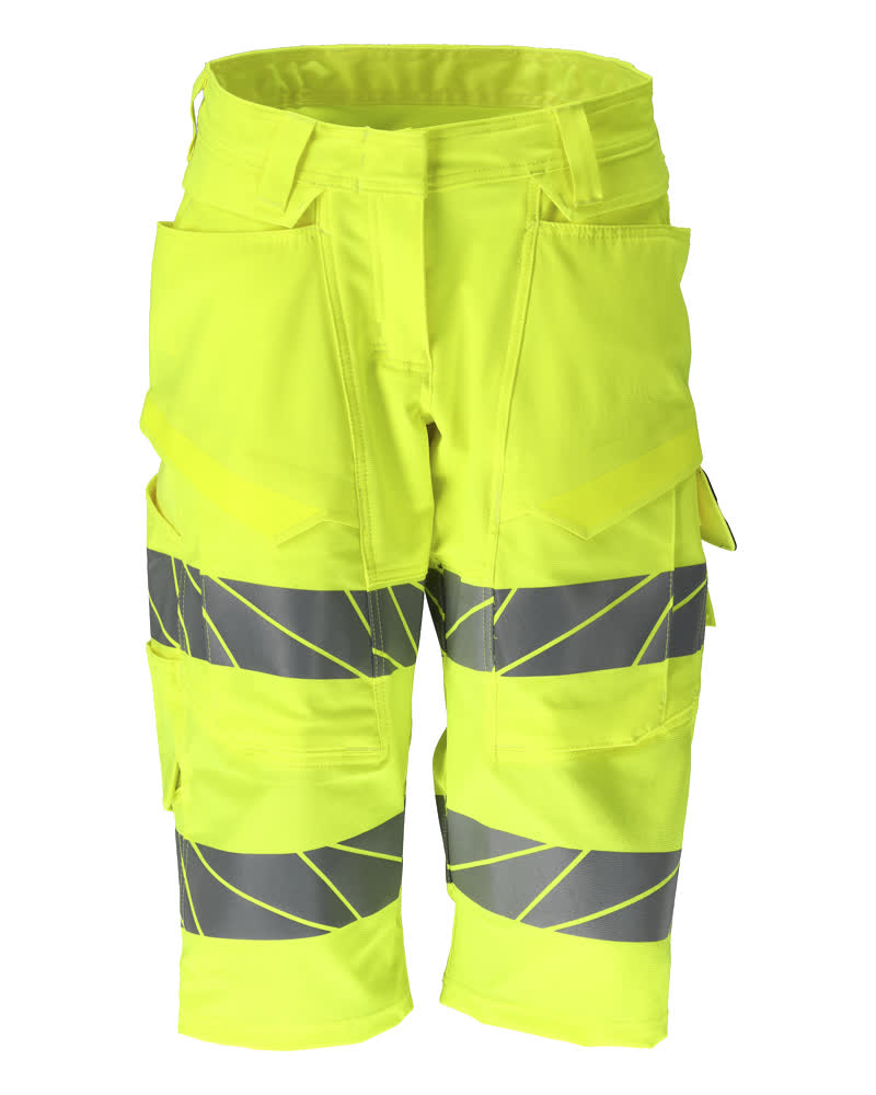Mascot Accelerate Safe Shorts, lange 19248-510 HiVis stretch dames fluo geel(17)
